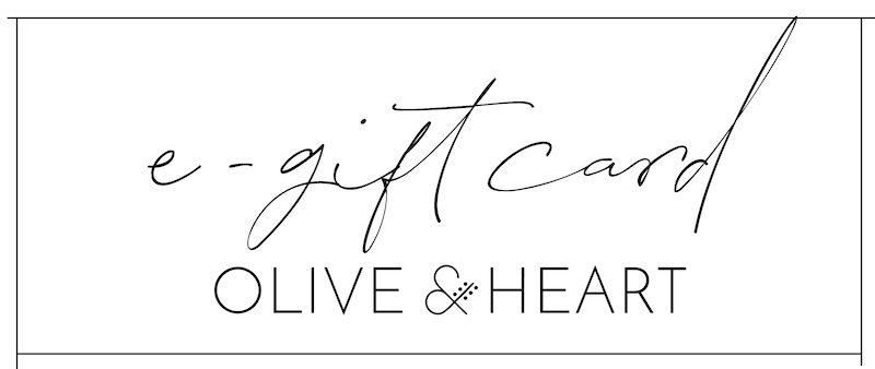OLIVE & HEART Gift Card